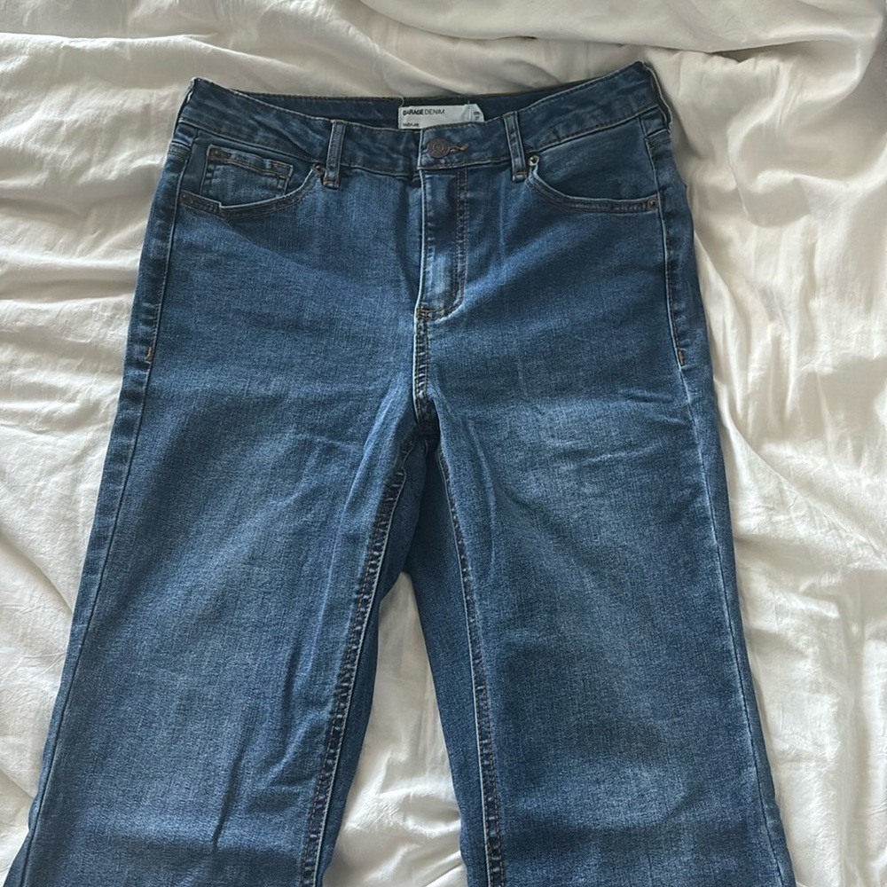 High waisted flare jeans